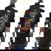 Skeleton Mariachi Guitar Pocket Cinco De Mayo Mexican Men's T-shirt Back Print