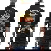 Gone Fishin’ Back When The Bait Runs Out Vintage Men's T-shirt Back Print