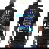 Level 9 Unlocked Awesome Since 2016 9Th Birthday Gaming Men's T-shirt Back Print