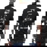 Rap Bear Collector Style Reflective Hip Hop Teddy With Bling Men's T-shirt Back Print