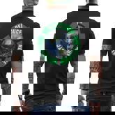 Reduce Reuse Recycle April 22 Earth Day Men's T-shirt Back Print