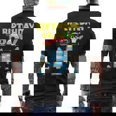 Western Family Birthday Boy 4 Cowboy 4Th Birthday Men's T-shirt Back Print