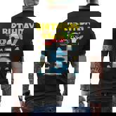 Western Family Birthday Boy 5 Cowboy 5Th Birthday Men's T-shirt Back Print
