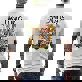 3Rd Birthday Young Wild And Three Safari 3 Year Old Men's T-shirt Back Print