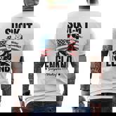 Men's Suck-It England 4Th July George Washington 1776 Men's T-shirt Back Print