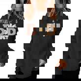 Dad Mom Daisy Wild Flower Bloom One 1St Birthday Wild One Women Sweatshirt