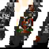 Dope Black Mom Pride Mother Afro Woman Melanin Black Mom Women Sweatshirt