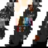 Equal Rights Book Flower 8647 Trump Feminist Rights Women Sweatshirt