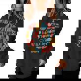 Mother's Day Mom Life Groovy Overstimulated Moms Club Women Sweatshirt