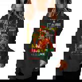 Junenth 1865 Black Pride Black Cowgirl Melanin Girl Women Sweatshirt