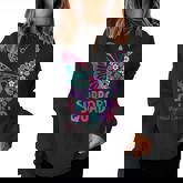 Support Squad Thyroid Cancer Awareness Butterfly Women Sweatshirt