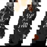 Supportive Cheerleading Competition Mother Outfit Cheer Mom Women Sweatshirt