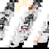 Bingo Life Messy Bun Bingo Lover Grandma Women Sweatshirt