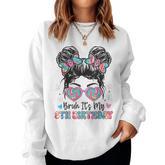 Bruh It's My 8Th Birthday Girl Eight 8 Years Old Birthday Women Sweatshirt