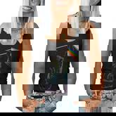 Black Cat Rainbow Light Prism Science Lover Physics Lgbt Women Tank Top