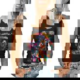 Black Melanin Queen Strong Afro African Dripping Women Tank Top