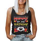 Dad And Mom Mommy Of The Birthday Boy Family Party Decor Mom Women Tank Top