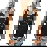 Heartbeat Cat For Silhouette Cute Cat Tie Dye Lover Women Tank Top