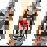 Japanese Samurai Girl Black Cat Ukiyo-E Katana Vintage Women Tank Top