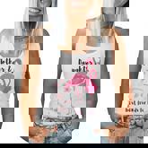 Mother And Daughter Best Friends For Life Pink Flamingo Mom Women Tank Top