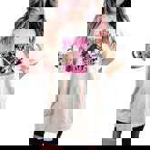 Pink Out Football Breast Cancer Awareness Cheer Mom Mama Women's Oversized Comfort T-shirt