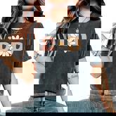 Dad Mom Daisy Wild Flower Bloom One 1St Birthday Wild One Women's Oversized Comfort T-Shirt