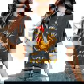 F-Caw-F Rooster Bird F-Caw-F Graphic For Man Woman Women's Oversized Comfort T-Shirt