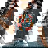 Mother's Day Mom Life Groovy Overstimulated Moms Club Women's Oversized Comfort T-Shirt