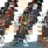 Let's Fiesta Cinco De Mayo Mexican Party Guitar Womens Women's Oversized Comfort T-Shirt