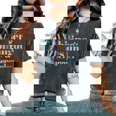 Ser Bilingue Es Un Superpoder Bilingual Spanish Teacher Women's Oversized Comfort T-Shirt