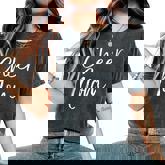 Supportive Cheerleading Competition Mother Outfit Cheer Mom Women's Oversized Comfort T-Shirt