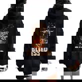 Blessed Black Woman Praying Afro African American Christian Women Oversized Hoodie Back Print