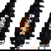 Cute Kawaii Puppies Neko Dog Lover Girl Women Oversized Hoodie Back Print