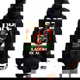 Dope Black Mom Pride Mother Afro Woman Melanin Black Mom Women Oversized Hoodie Back Print