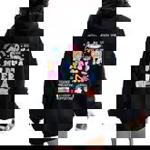 Groovy In My Pta Mom Era Parent Association Organization Women Oversized Hoodie Back Print