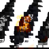 Mom Daughter Giraffe Sunflower Safari Lover Mother's Day Women Oversized Hoodie Back Print