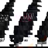 Mom Established Est 2024 New Born Mother's Day Women Oversized Hoodie Back Print
