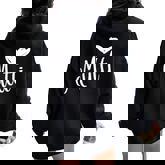 Mutti Love – I Love My Mommy – Mother Mama Mammi Mommy Mom Women Oversized Hoodie Back Print
