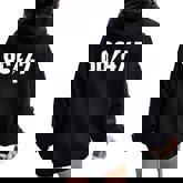 Sarcastic 8647 Vintage 80S Style 86 47 Rock Music 8647 Women Oversized Hoodie Back Print