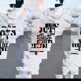 Boots On The Ground Black Cowgirl Melanin Women Women Oversized Hoodie Back Print