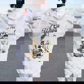 Hot Ghoul Summer Spooky Boo Beach Halloween Summerween Women Women Oversized Hoodie Back Print