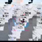 Mom Knows Best Mom And Baby Orca Whale Mother's Day Women Oversized Hoodie Back Print