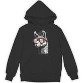 Peru Alpaca Portrait Sunglasses Peruvian Flag Peruvian Pride Hoodie