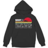 Sorry I Dgaf Hidden Message Retro Guitar Hoodie