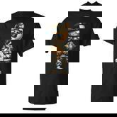 Camo Hip Hop Teddy Bear Camouflage Streetwear Boys Cool T-Shirt