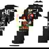 Dope Black Mom Pride Mother Afro Woman Melanin Black Mom T-Shirt