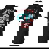 Happy Mom Camping Mom Rv Camper Mother's Day For Mama T-Shirt