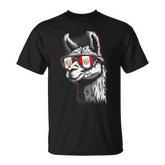 Peru Alpaca Portrait Sunglasses Peruvian Flag Peruvian Pride T-Shirt