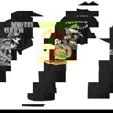 Summerween Horror Characters Halloween On The Beach T-Shirt