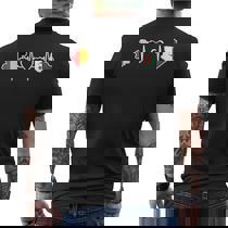 Belgique Drapeaux Français Belge Oui Je Suis Deux Sweat à